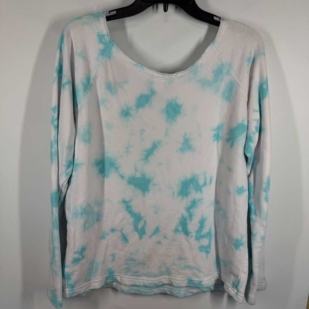 Victoria's Secret PINK tie-dye long sleeve crew neck sweatshirt size small  - Picture 10 of 11